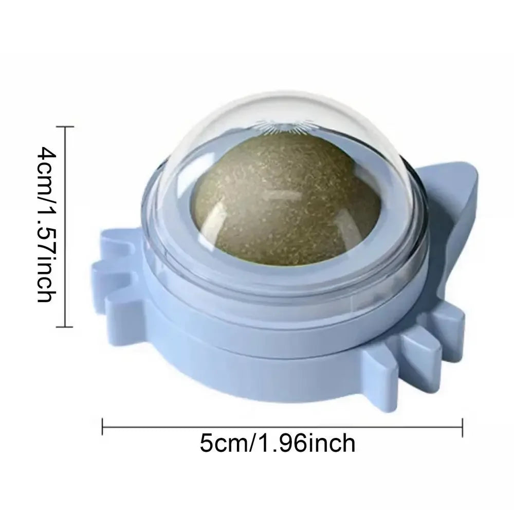 MINTYPLAY Leckbarer Kräuterball für Katzen – Snack, Spielzeug & Zahnpflege in einem!