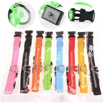 LumiGlow LED Leuchthalsband für Hunde