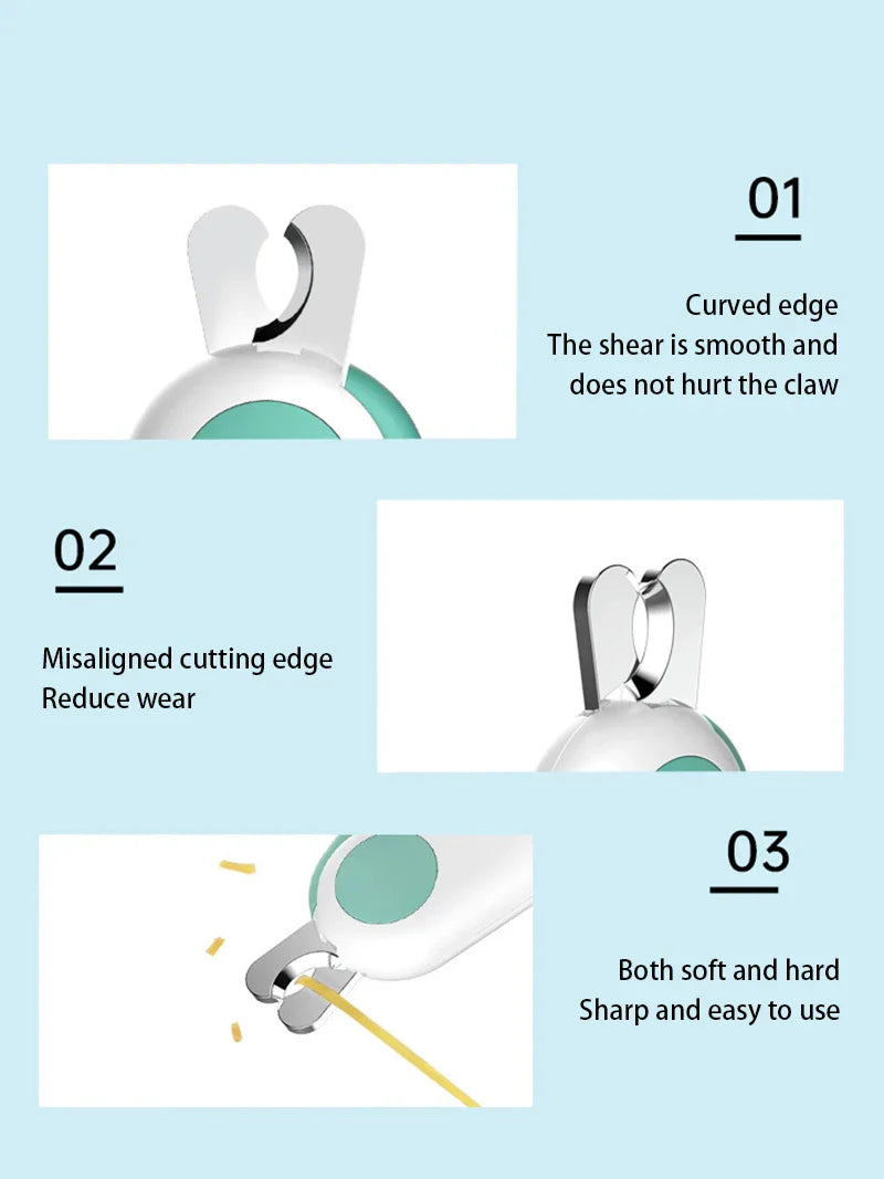 LumiTrim Professioneller LED-Nagelknipser für Hunde & Katzen