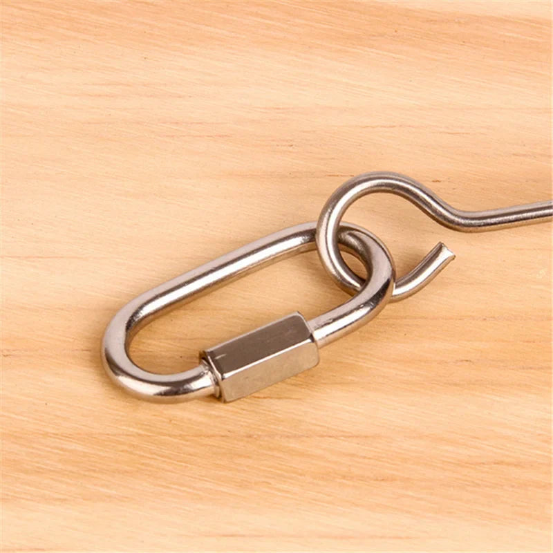 Vogel-Fruchtspieß aus Edelstahl – Futterspielzeug für Papageien