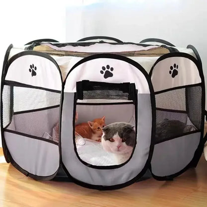 PAW-DOME Tragbares Faltbares OctaPet Zelt