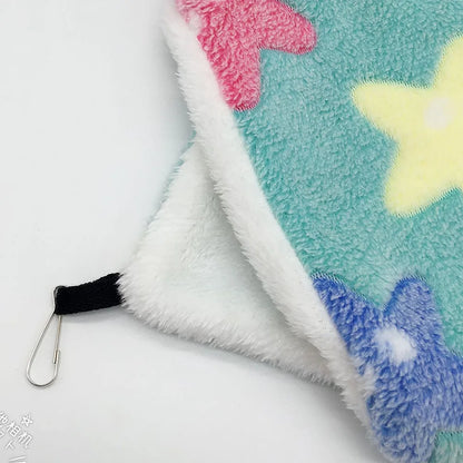 SnuggleNest Doppellagige Plüsch-Hängematte für Nager