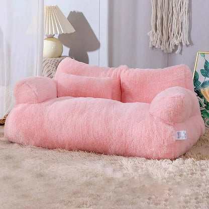 LuxeFluff Katzenbank – Winterwarme Katzenkorb & Sofa