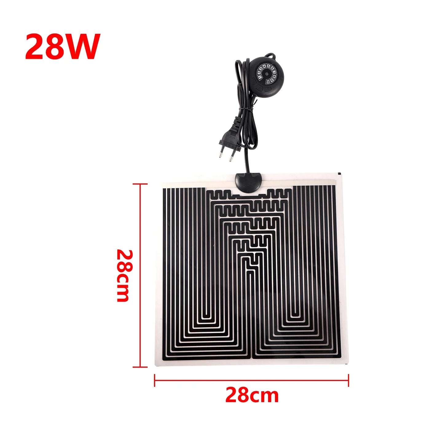 Heizmatte mit einstellbarer Temperatur