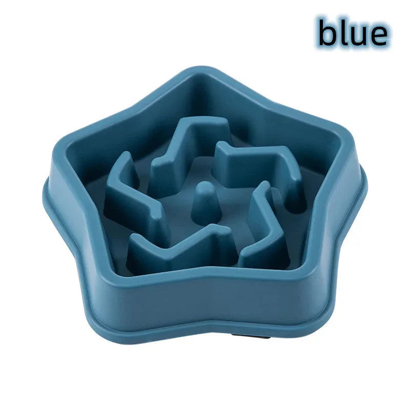 Futternapf für Hunde/Katzen mit Fressbremse – Anti-Schlingen, BPA-freies PP, rutschfest