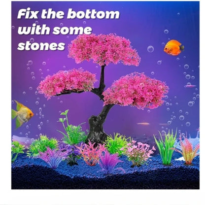 Aquarium-Kunststoffpflanzendekoration