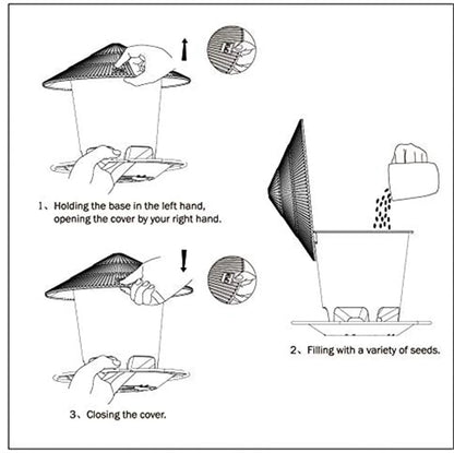 Automatischer Vogelfutterspender