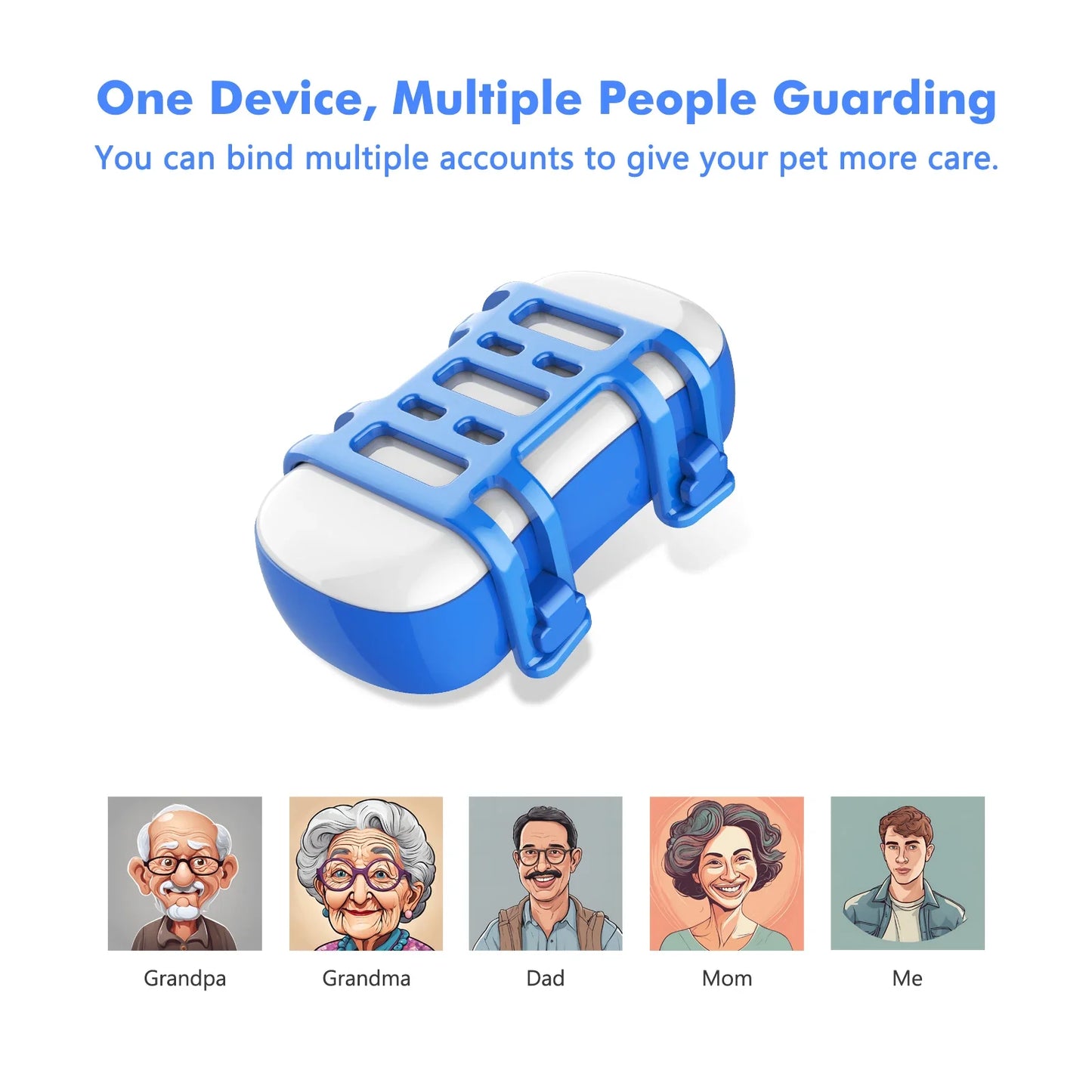 TrackiPet 4G Mini GPS-Tracker für Katzen und Hunde