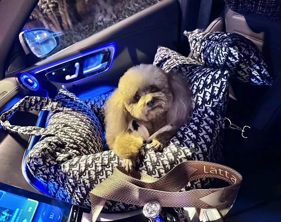 Autobox für Hunde – Herausnehmbare und waschbare Hundebox für Herbst und Winter