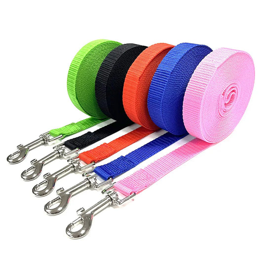 Verstellbare Nylon-Hundeleine – 1,5 bis 30 m Trainingsleine