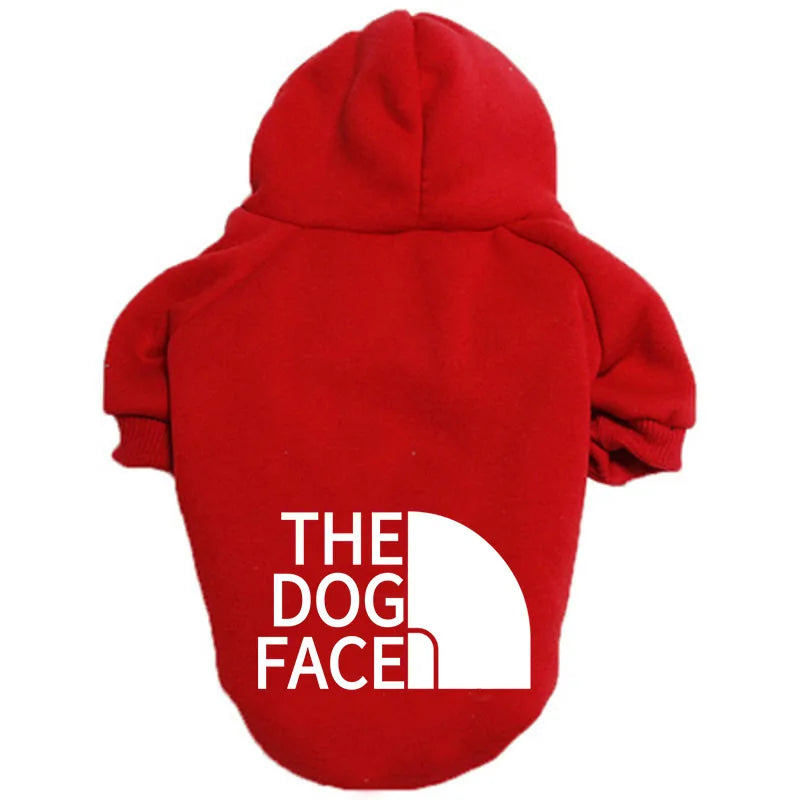 Wärmender Hundehoodie zum Öffnen