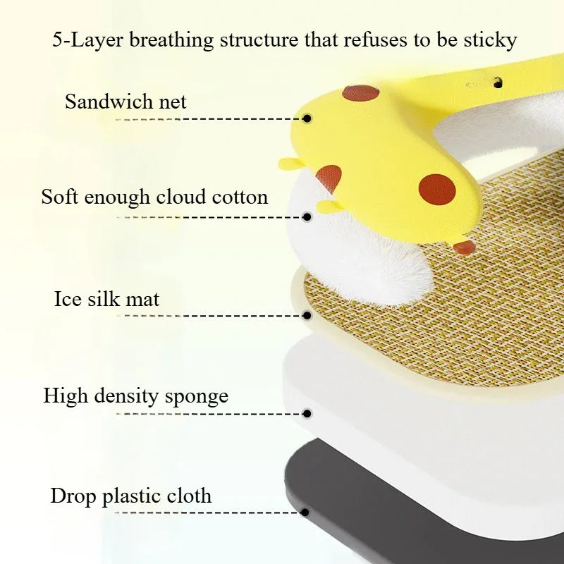 Kühlmatte für Hunde und Katzen – Sommerbett in Tierform mit Gelfüllung