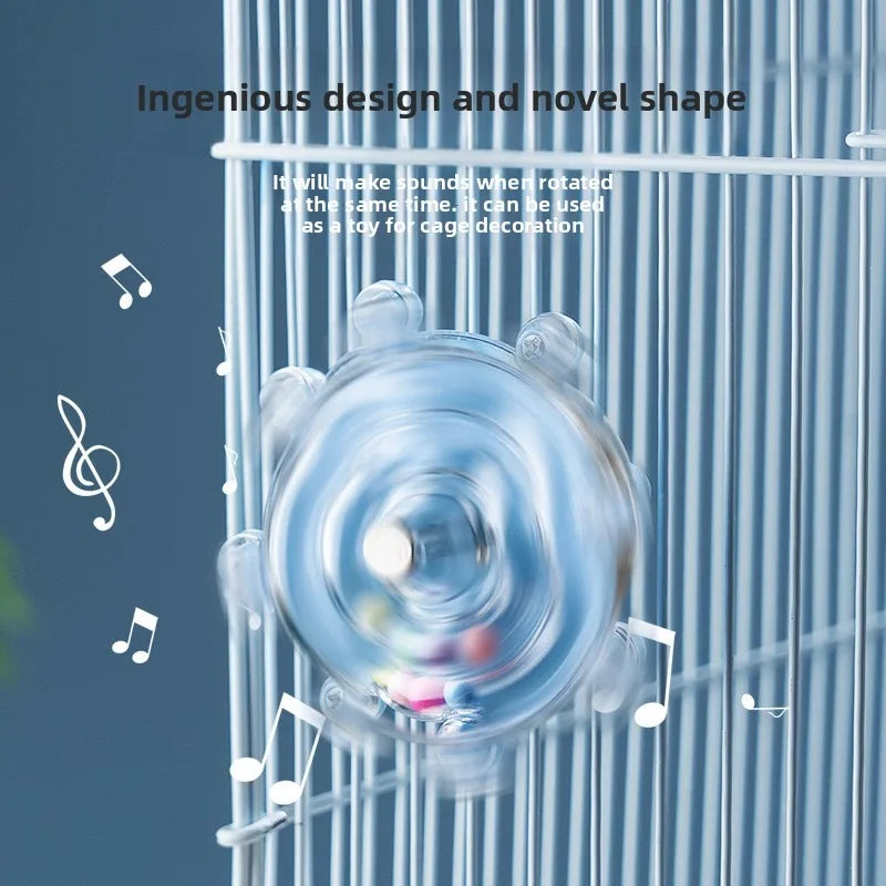 Interaktives Papageienspielzeug mit Musik – Kunststoff, bunt