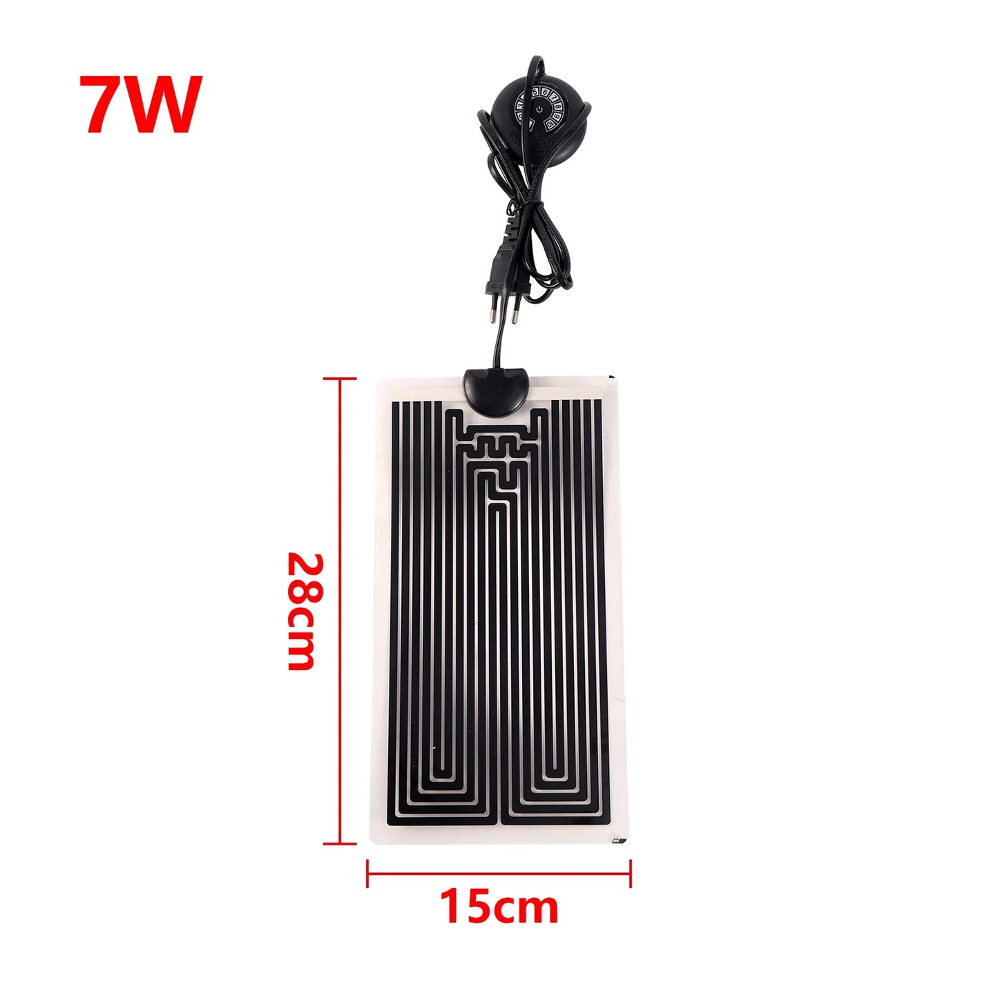 Heizmatte mit einstellbarer Temperatur