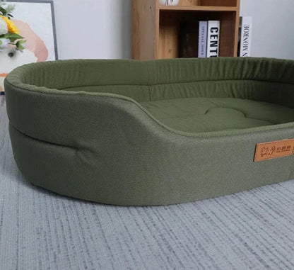 KuschelTraum Premium Haustierbett für Hunde & Katzen mit Wärmekomfort