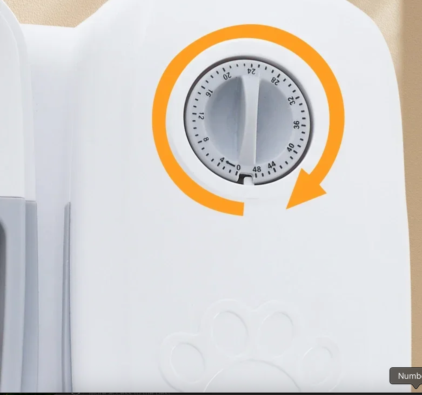 Automatischer Futterautomat für Haustiere, 700 ml – für Trocken- und Nassfutter, mit Timer