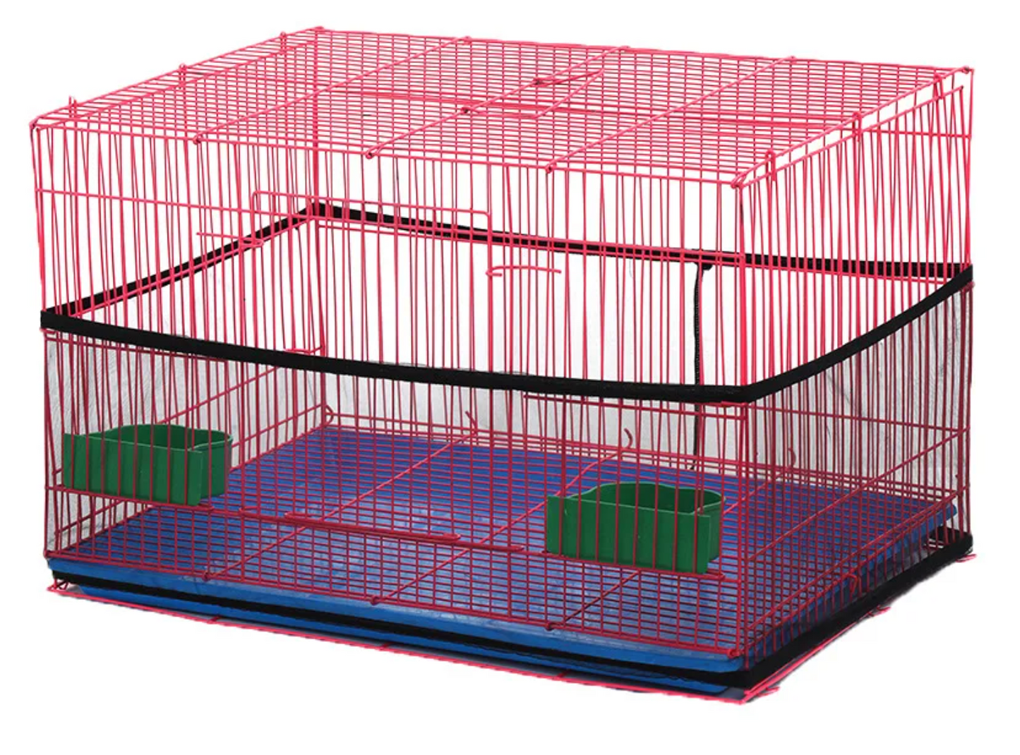 Dehnbares Vogelkäfignetz zum Auffangen von Samen – atmungsaktives Netzgewebe