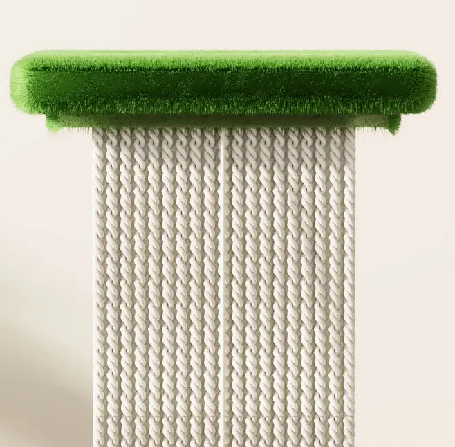 Katzenkratzbaum 80 cm hoch – Sisal mit Spielball, 40 x 40 cm Sockel, mehrfarbig