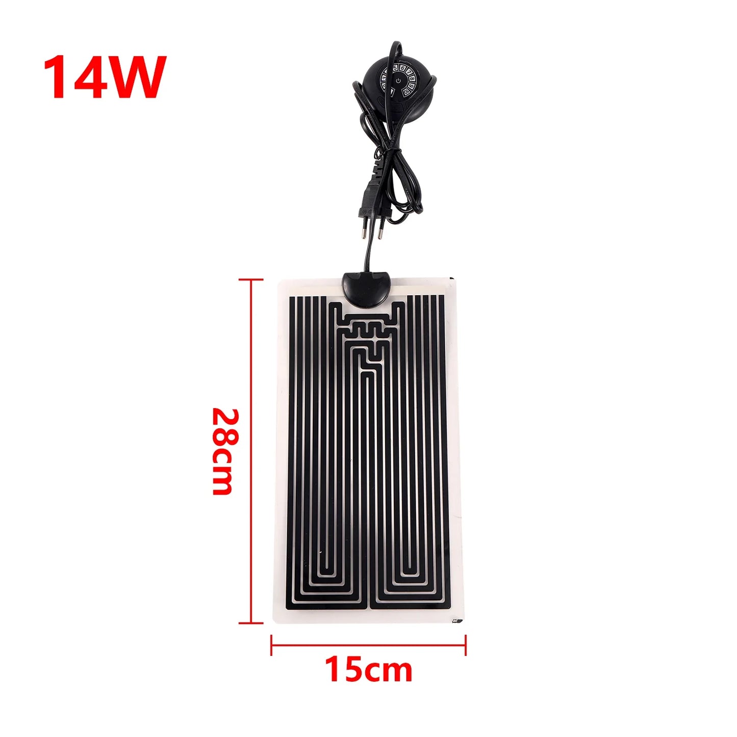 Heizmatte mit einstellbarer Temperatur