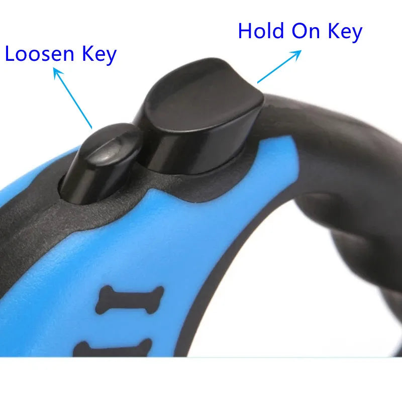 Einziehbare Hundeleine 3 m oder 5 m – Nylon