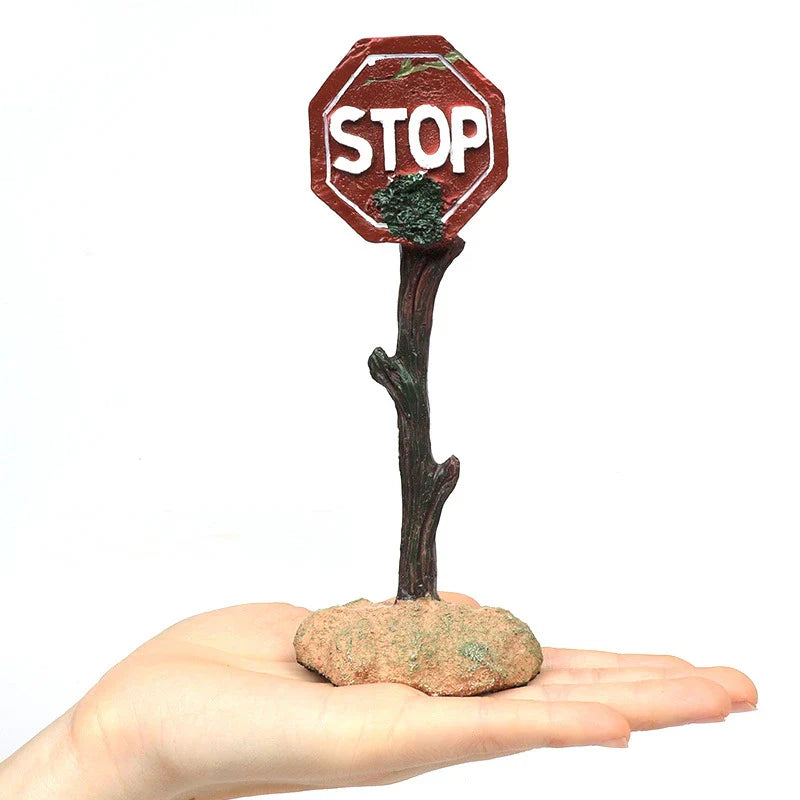 Warnschild für künstliche Haie