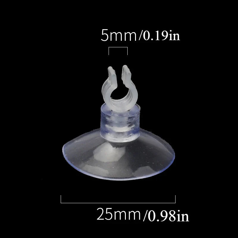 AquaGrip Set mit 10 Gummisaugnäpfen für Aquarien