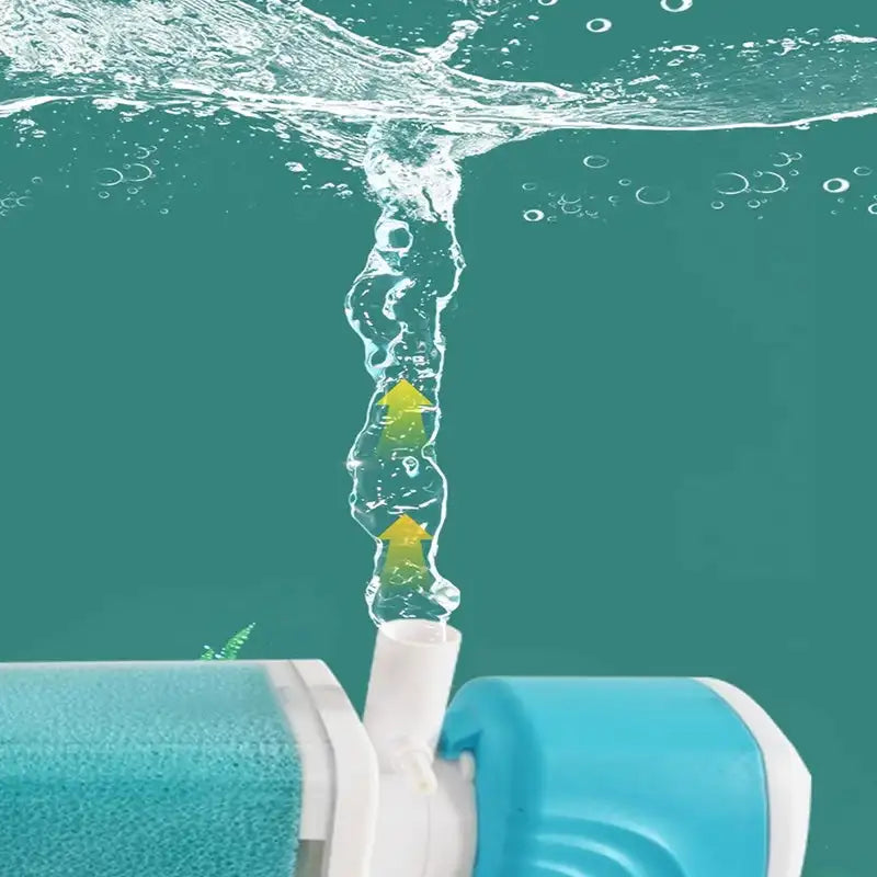 Aquariumfilter – Schwammfilter mit Sauerstoffpumpe – ABS