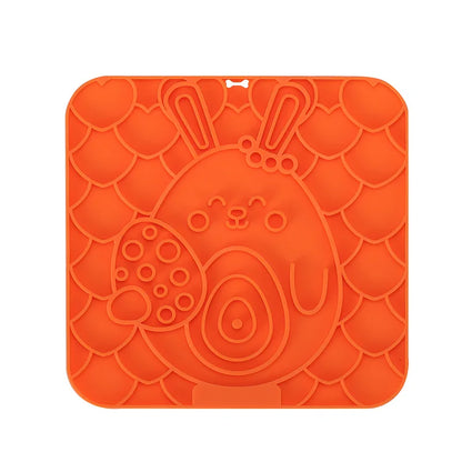 Silikon-Leckmatte für Hunde– Slow Feeder & Badafleiding, 25×15 cm