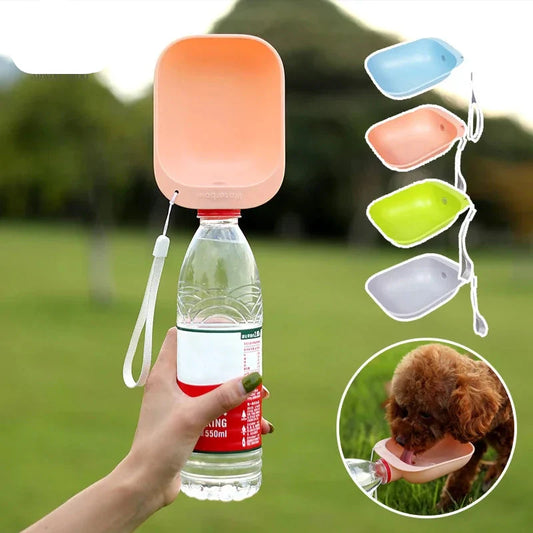 Tragbare Hunde-Trinkflasche – BPA-frei – 13 x 9 cm – Leicht