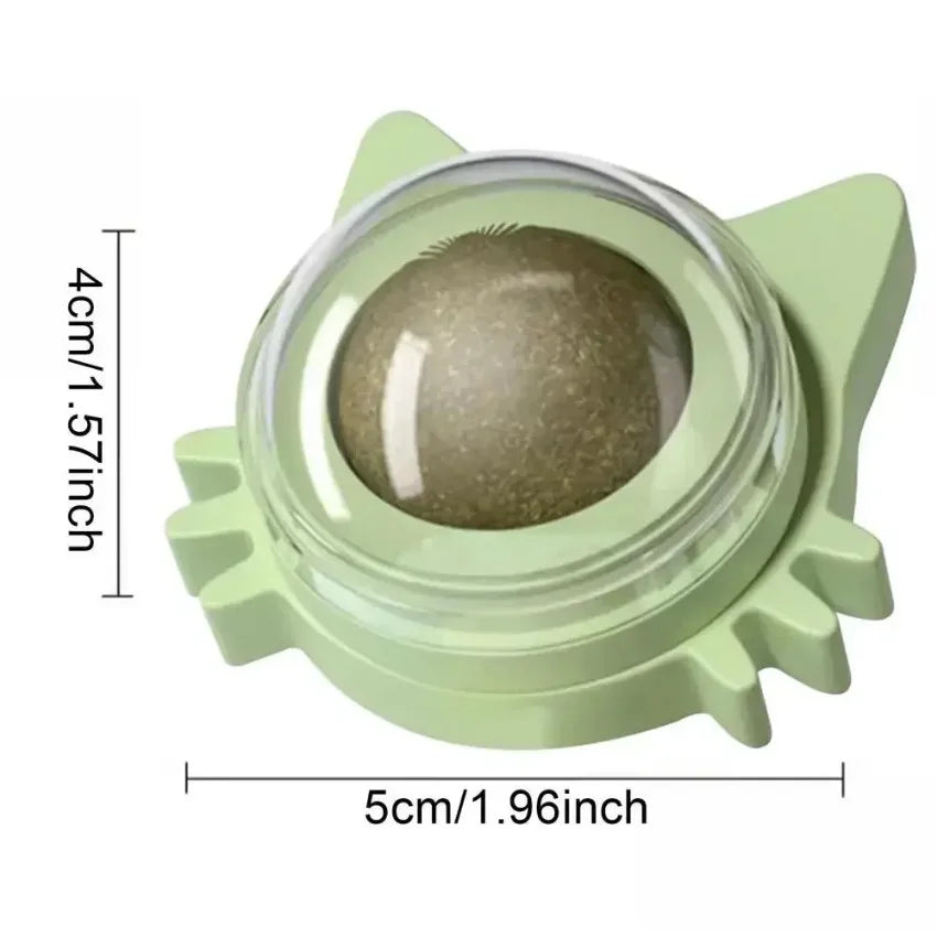 MINTYPLAY Leckbarer Kräuterball für Katzen – Snack, Spielzeug & Zahnpflege in einem!