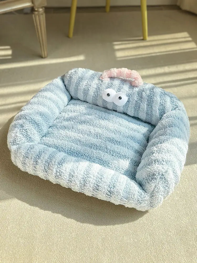 Winter-Hundenest – Weiches, waschbares Bett für kleine Hunde