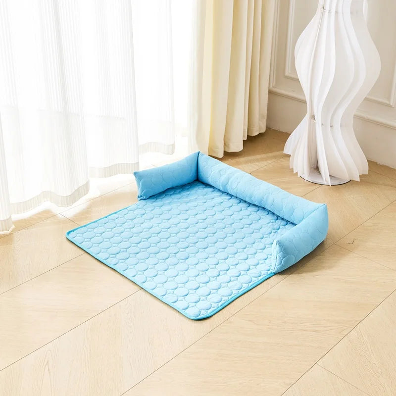 COOLREST – Kühlende Hundematte für den Sommer | Atmungsaktive, waschbare und rutschfeste Liege für Hunde und Katzen