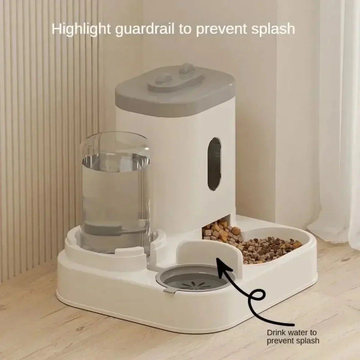 Automatischer Futter- und Wassernapf für Hunde/Katzen – Edelstahl & BPA-freier Kunststoff