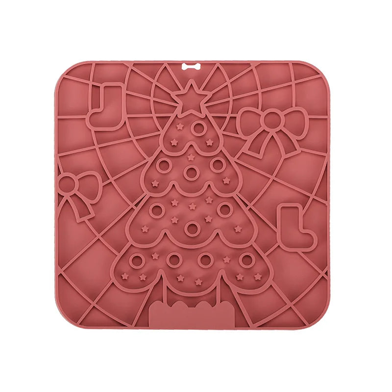 Silikon-Leckmatte für Hunde– Slow Feeder & Badafleiding, 25×15 cm