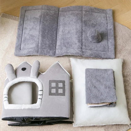 CosyFold Faltbares Hunde- & Katzenhaus