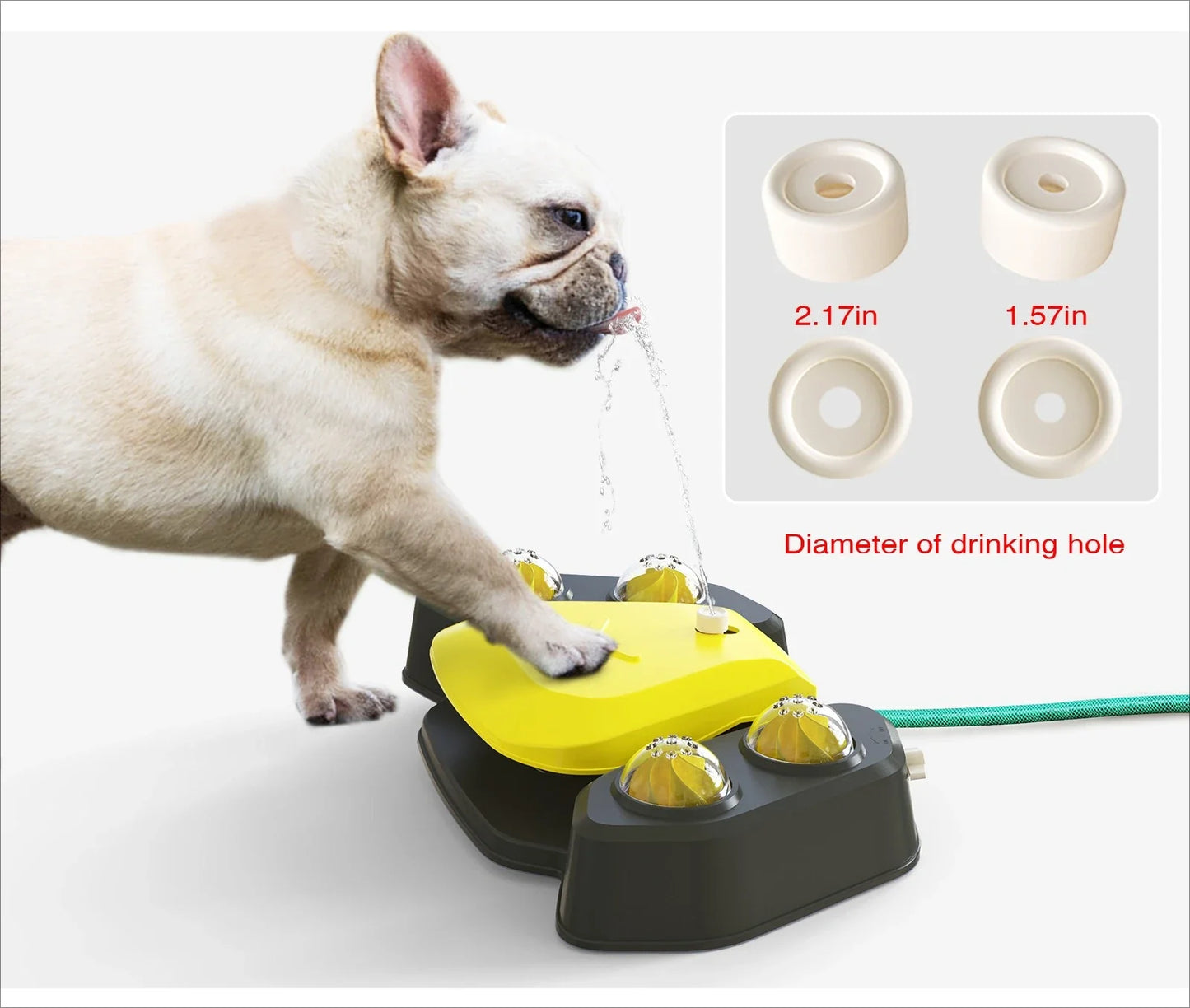 AquaPaws Hunde-Wassersprüher – Interaktives, verspieltes und erfrischendes Wasserspielzeug mit Stufenfunktion