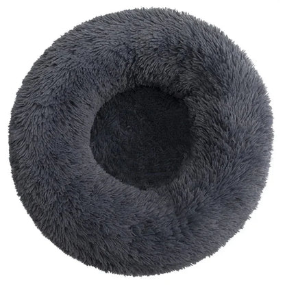 Rundes Plüsch-Haustierbett – Weicher Korb für Hund oder Katze (40–90 cm)