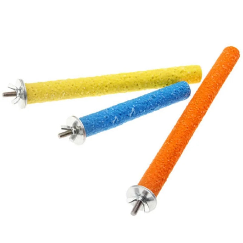 Premium Naturholz-Vogelsitz & Schleifstange – Krallen- und Schnabelschleifer