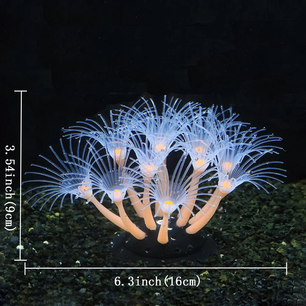 Fluoreszierende künstliche Korallendekoration