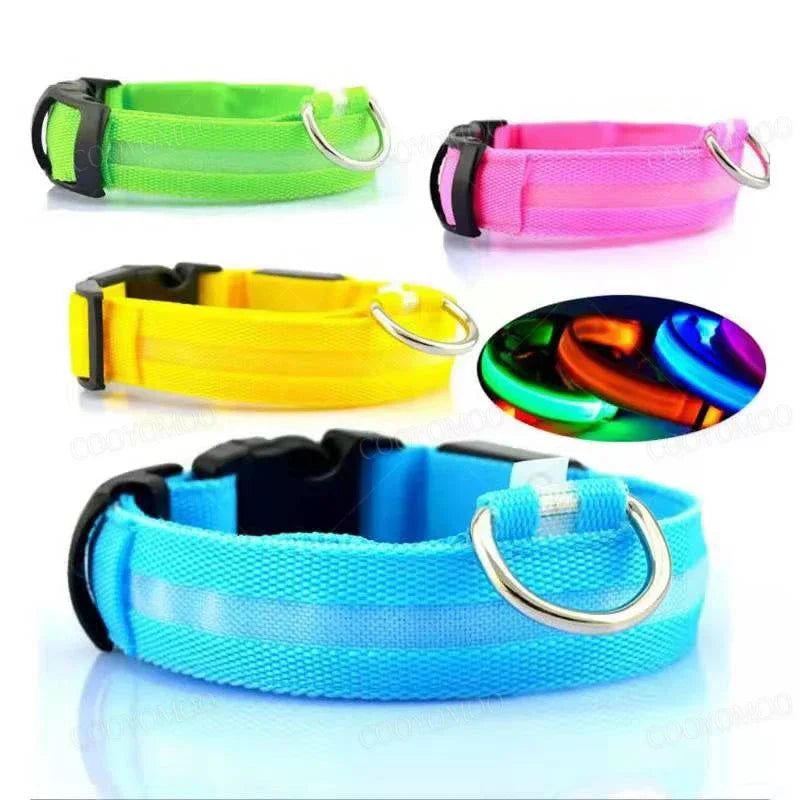 LumiGlow LED Leuchthalsband für Hunde