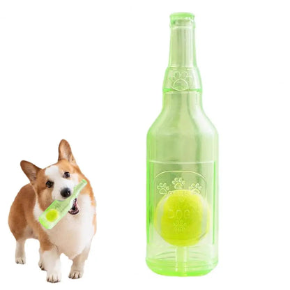 SnackBuddy Hundespielzeug mit Wasserflasche und Snackspender