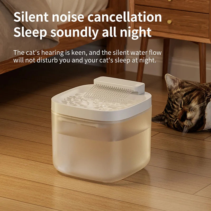 Automatischer Katzenbrunnen 3L – Leise, ABS, mit 4-stufigem Filtersystem