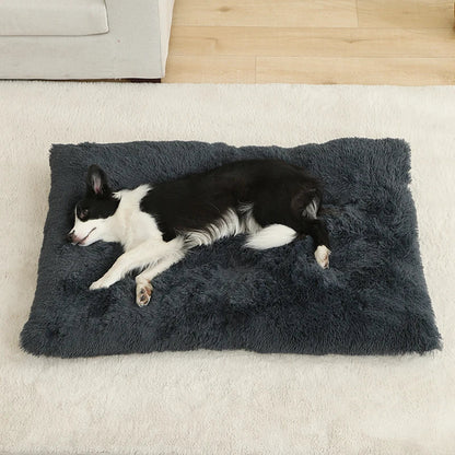 Paw Haven Luxus-Plüsch-Hunde- und Katzenbett