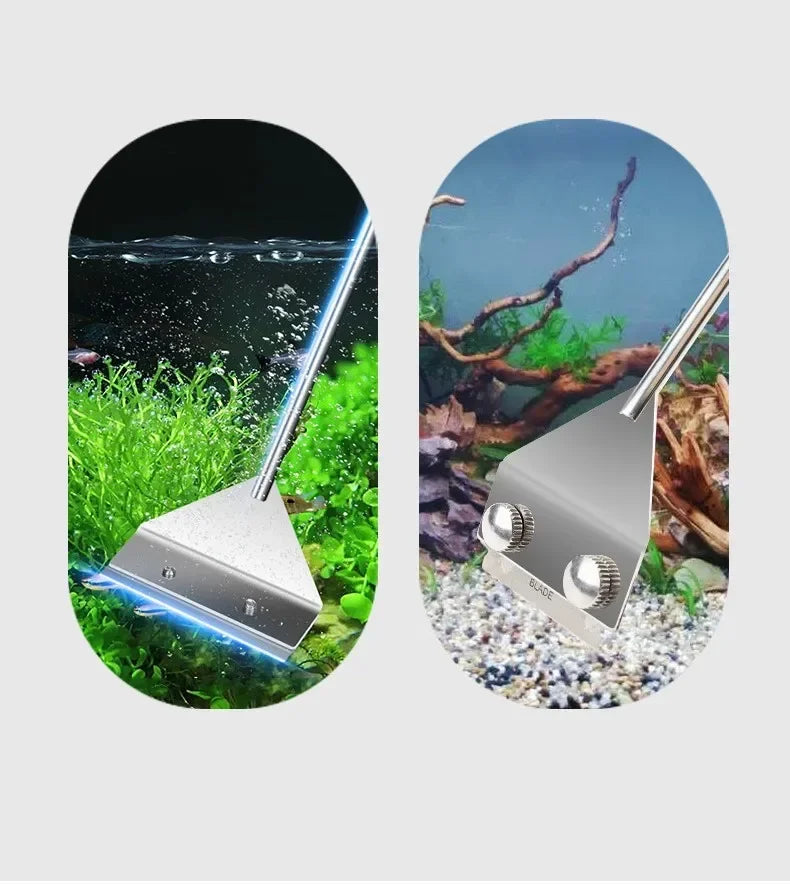 AquaCleanPro Doppel-Funktions Aquarium Reinigungswerkzeug