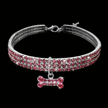 GlamBone Luxus-Hunde- und Katzenhalsband