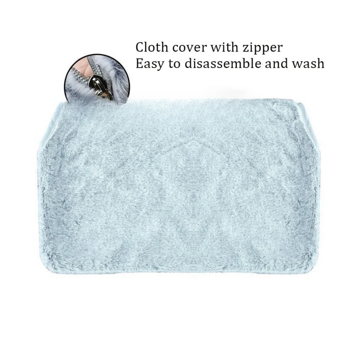 Katzenhängemattenbezug, beige oder grau – Netzgewebe & Flausch – 52 x 30 oder 45 x 30 cm