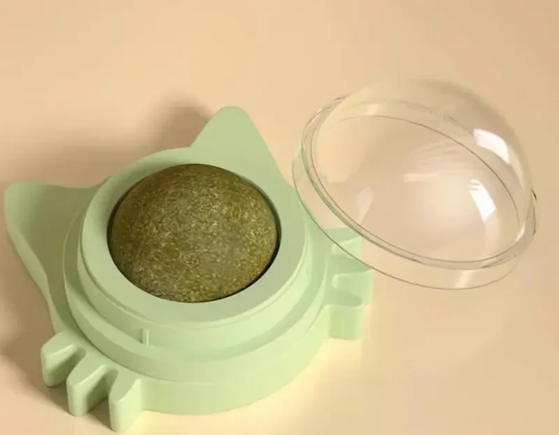 MINTYPLAY Leckbarer Kräuterball für Katzen – Snack, Spielzeug & Zahnpflege in einem!