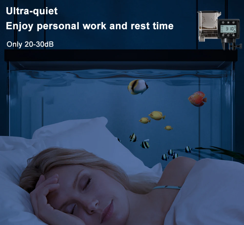 SmartFeed WiFi – Intelligenter automatischer Fischfutterautomat mit Timer und App-Steuerung