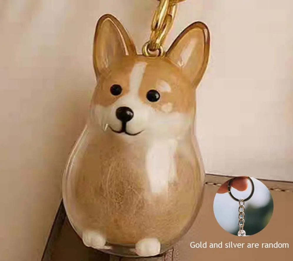 MemoriPaw Schlüsselanhänger zur Aufbewahrung von Hundehaaren