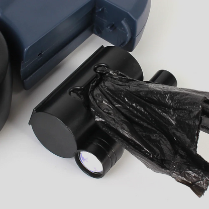 DuoWalk 3M Automatische Hundeleine mit Taschenlampe und Kotbeutelhalter
